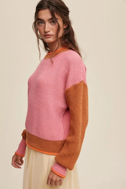 Alice Color Block Sweater