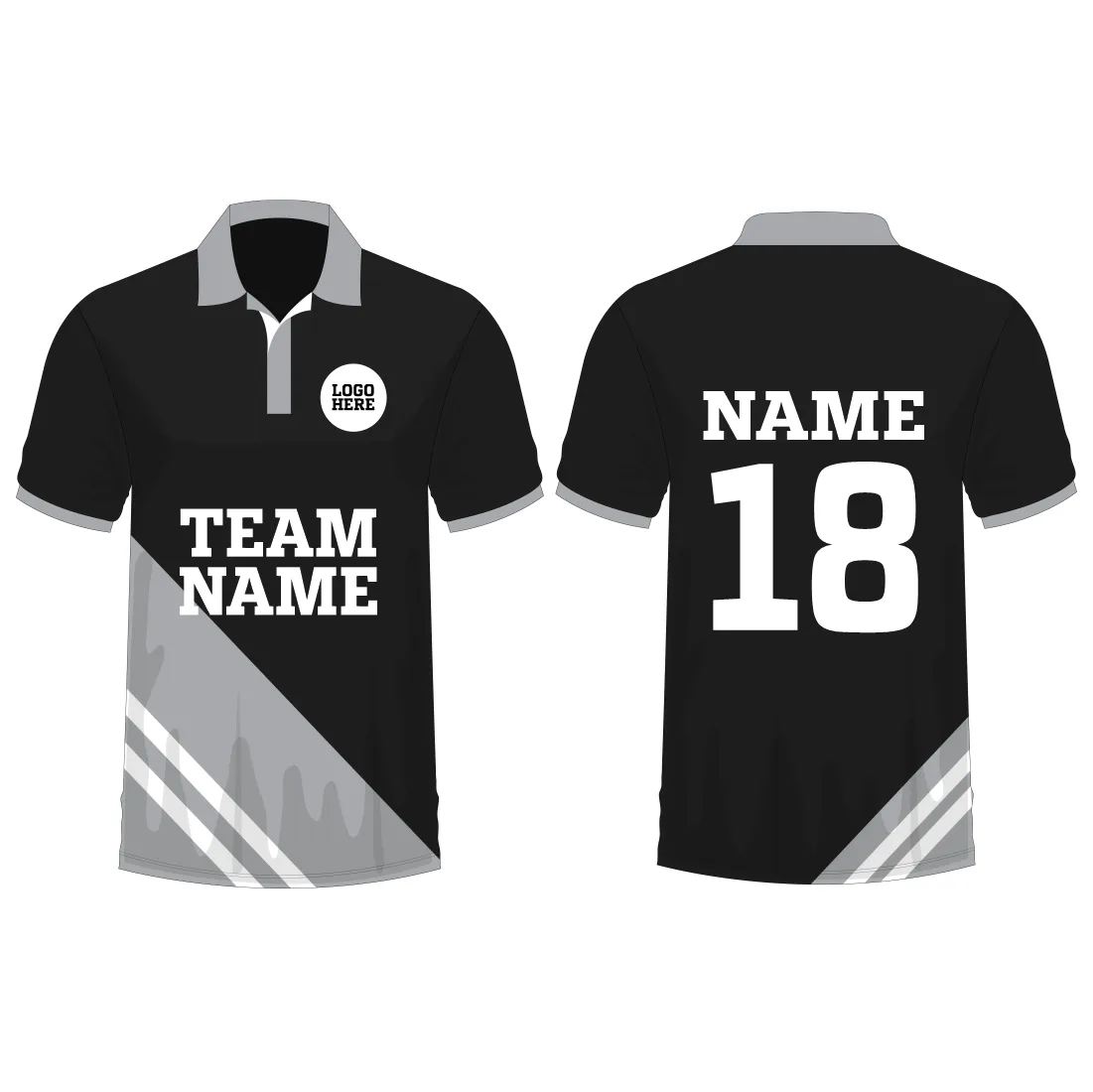 All Over Printed Customized Sublimation T-Shirt Unisex Sports Jersey Player Name & Number, Team Name And Logo.1070061026