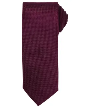 Aubergine - Micro waffle tie