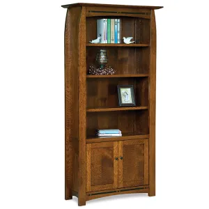 Boulder Creek Amish Bookcase with Doors