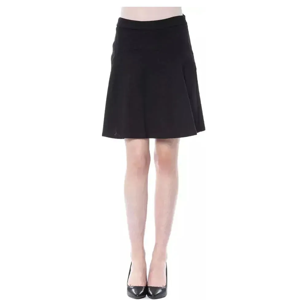 BYBLOS Black Polyester Women Skirt