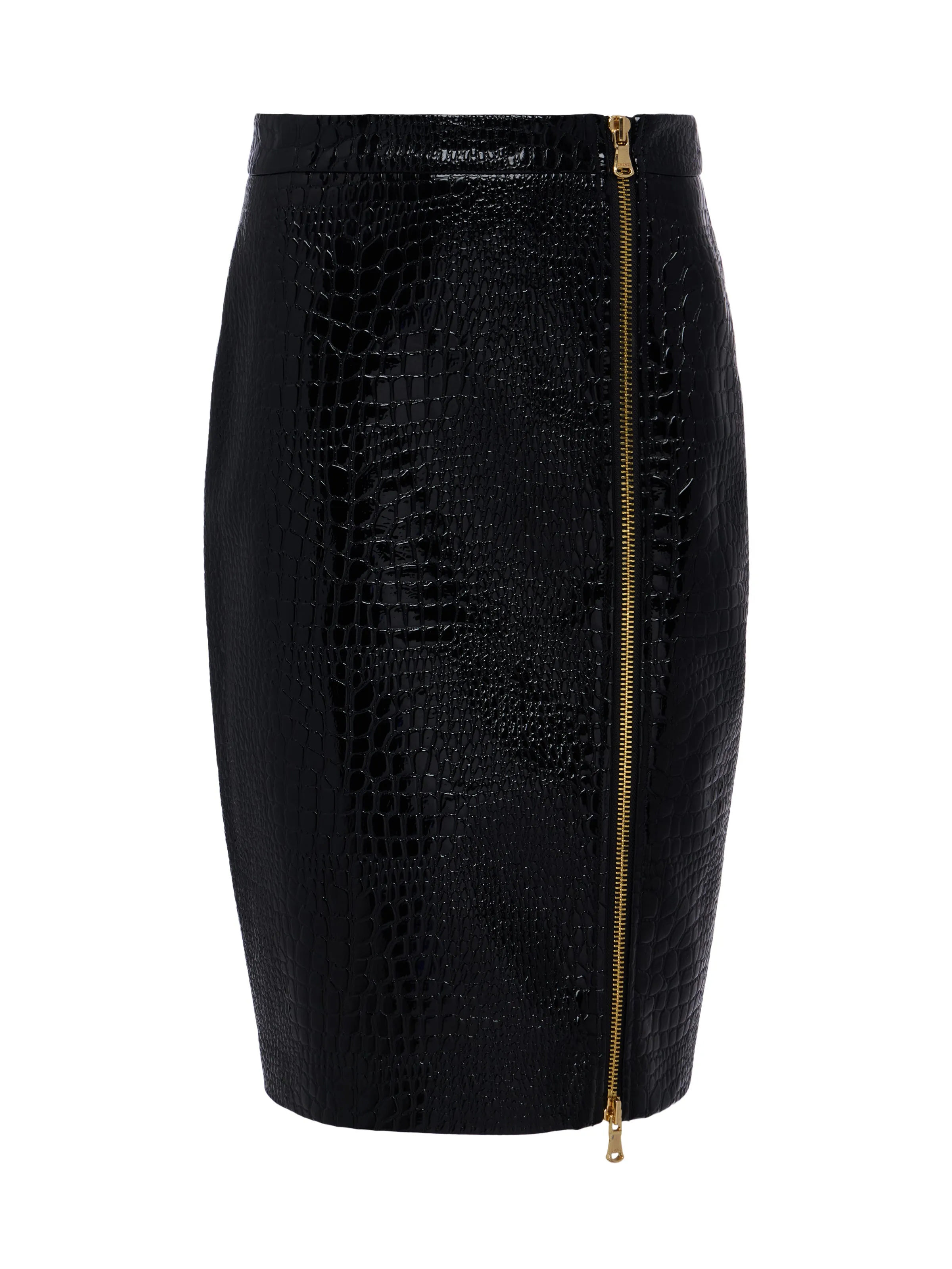 Cannes Vegan Leather Pencil Skirt