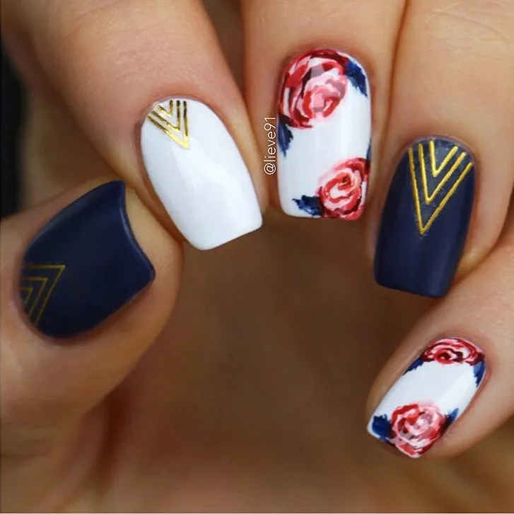 Chevron Nail Art Stickers