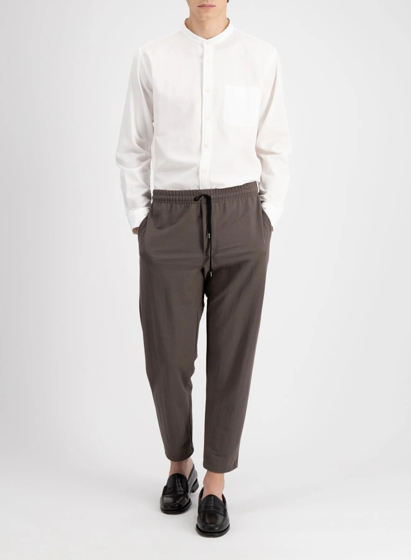 Comfort trousers rayon - ebony grey