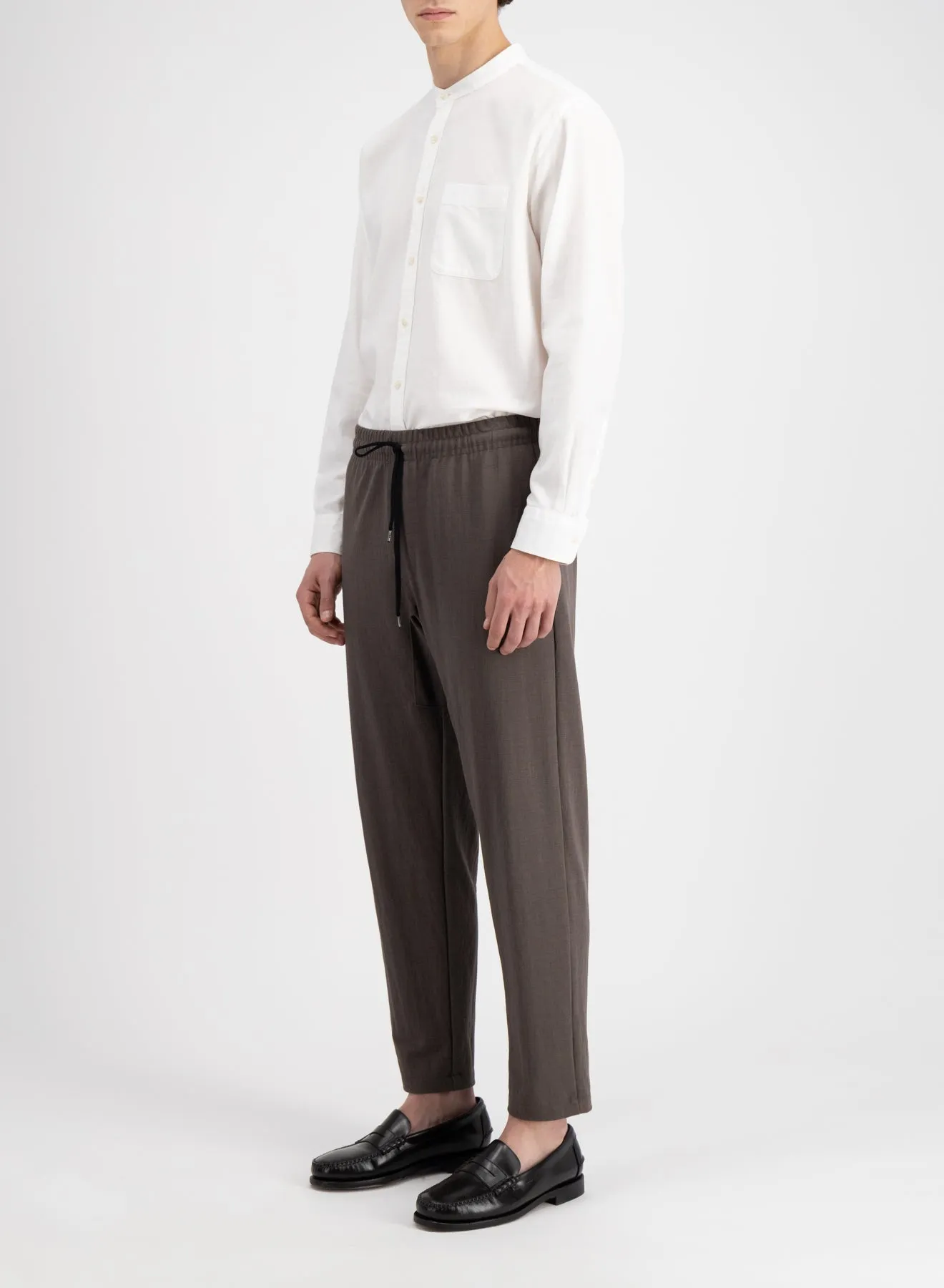 Comfort trousers rayon - ebony grey