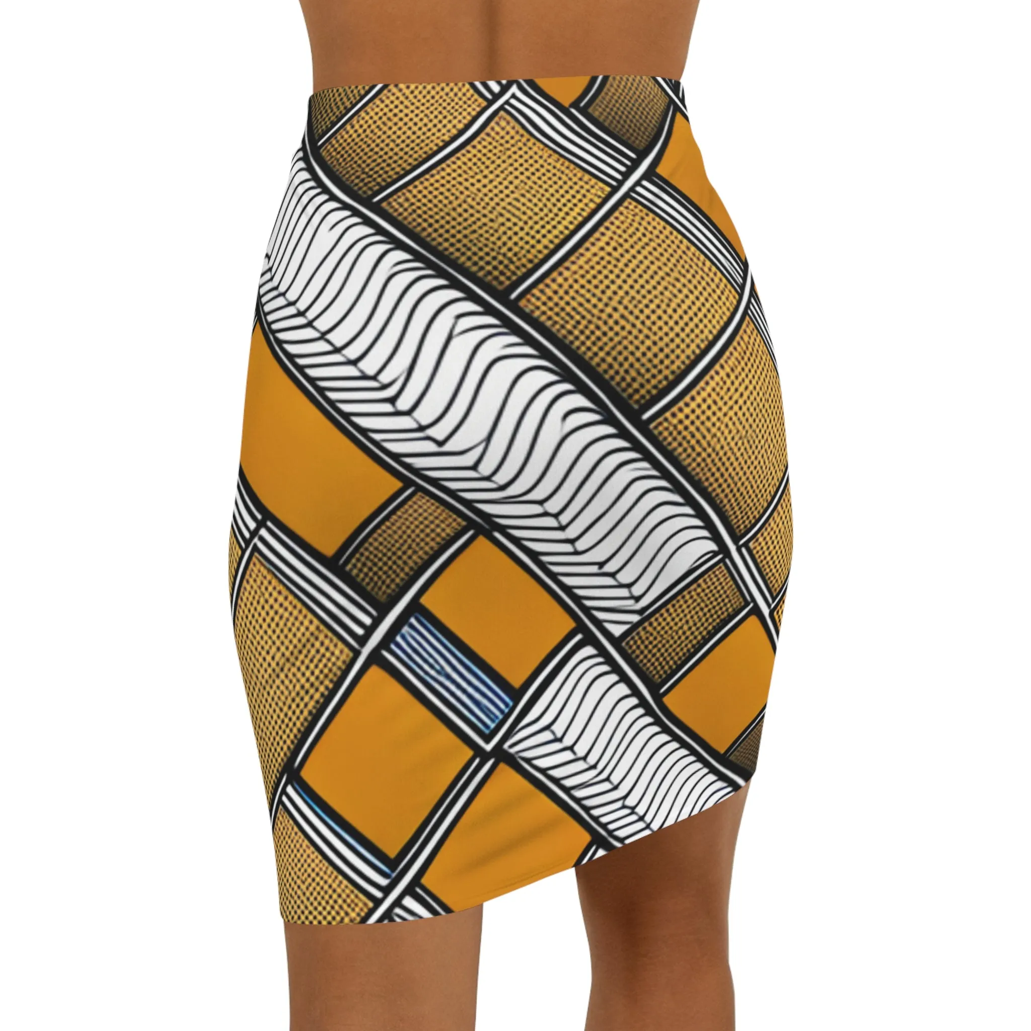 Country Living Women's Mid-Waist Pencil Skirt (AOP)