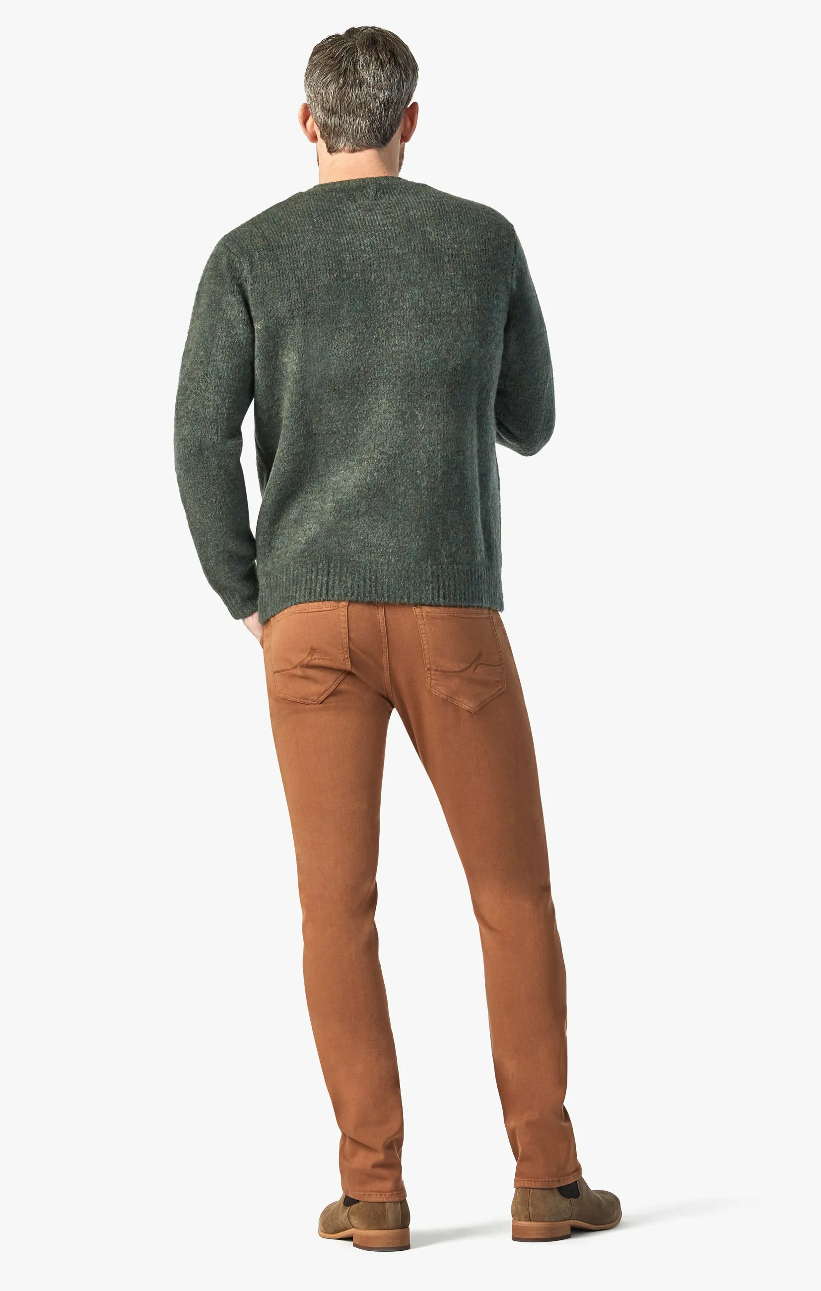 Courage Straight Leg Pants In Toffee Comfort