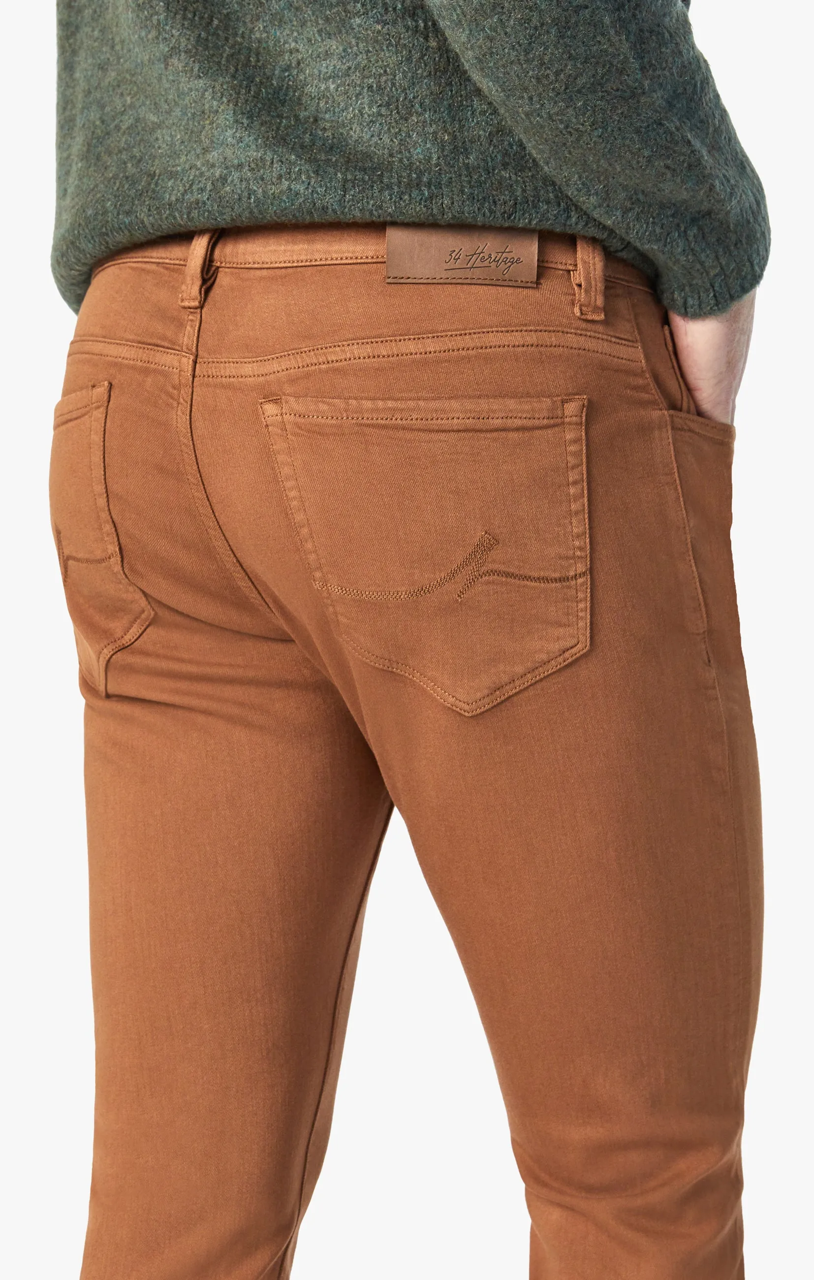 Courage Straight Leg Pants In Toffee Comfort