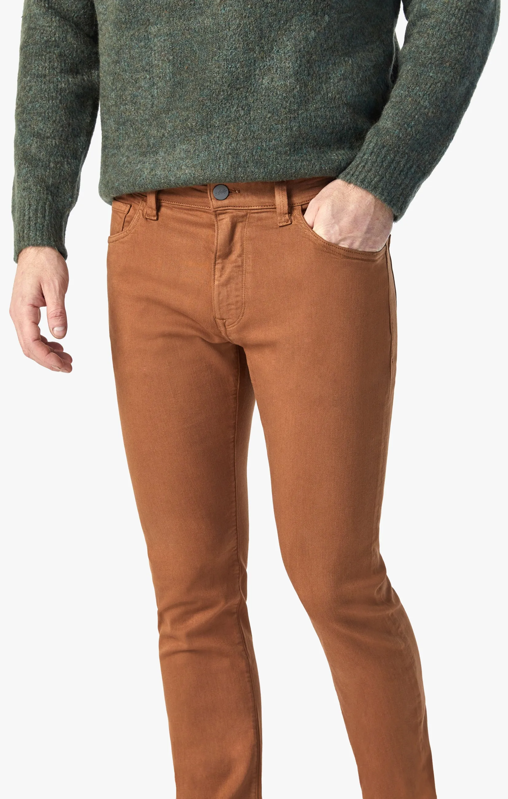 Courage Straight Leg Pants In Toffee Comfort