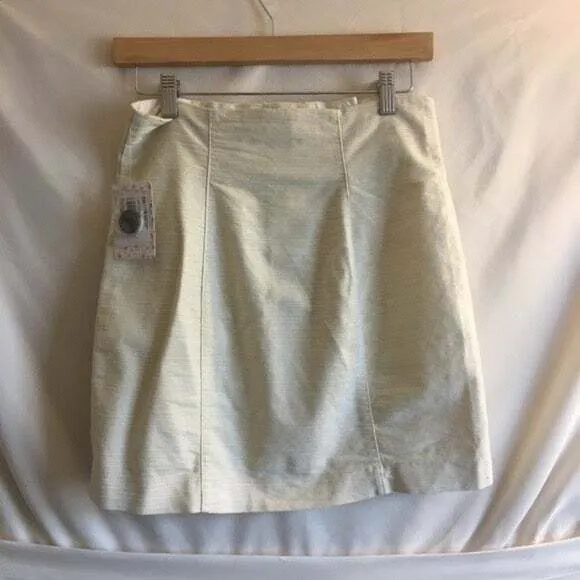 Free People Every Minute Every Hour Miniskirt, Cream, Size 2