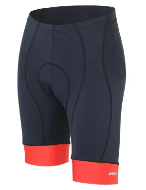 Herren Kurze Fahrradhose Comfort Line Schwarz Rot