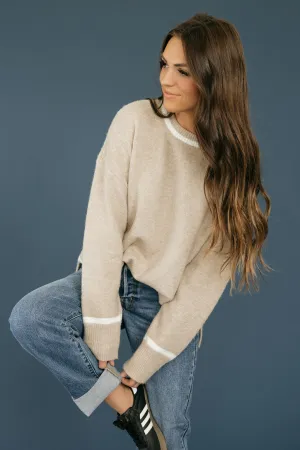 Indy Sweater-Taupe