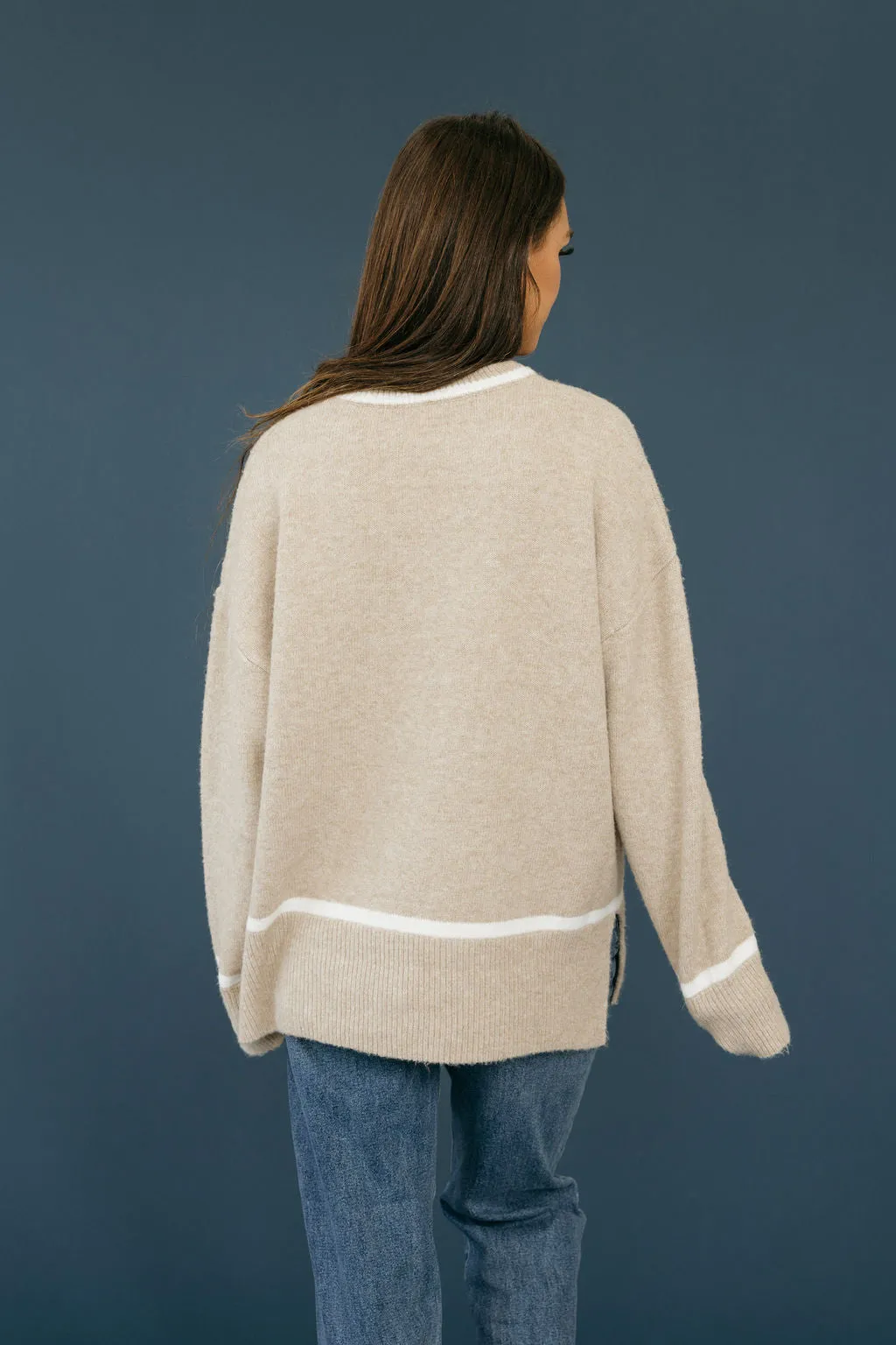 Indy Sweater-Taupe