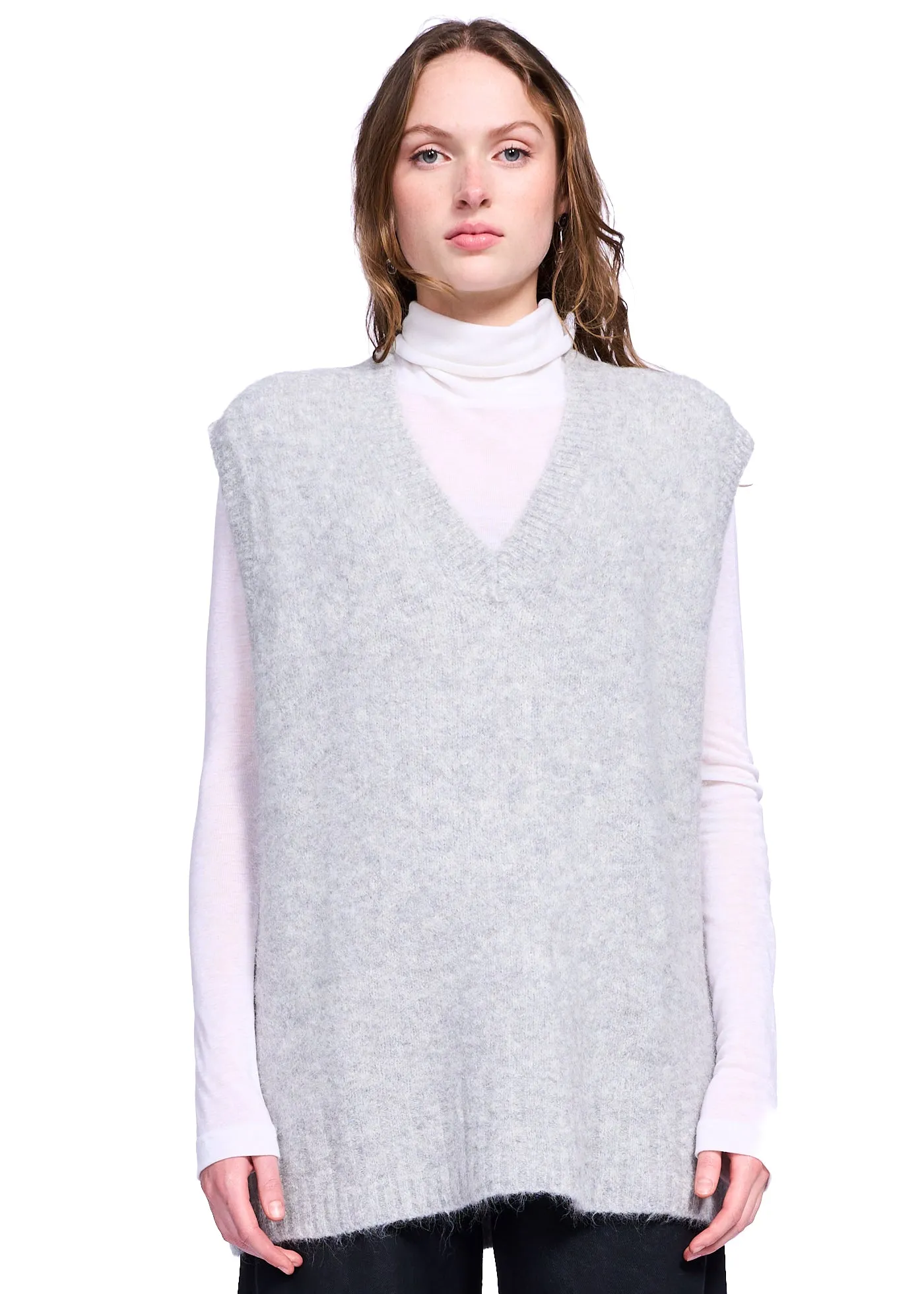 Klint Studio Fuzzy Oversized Sweater Vest