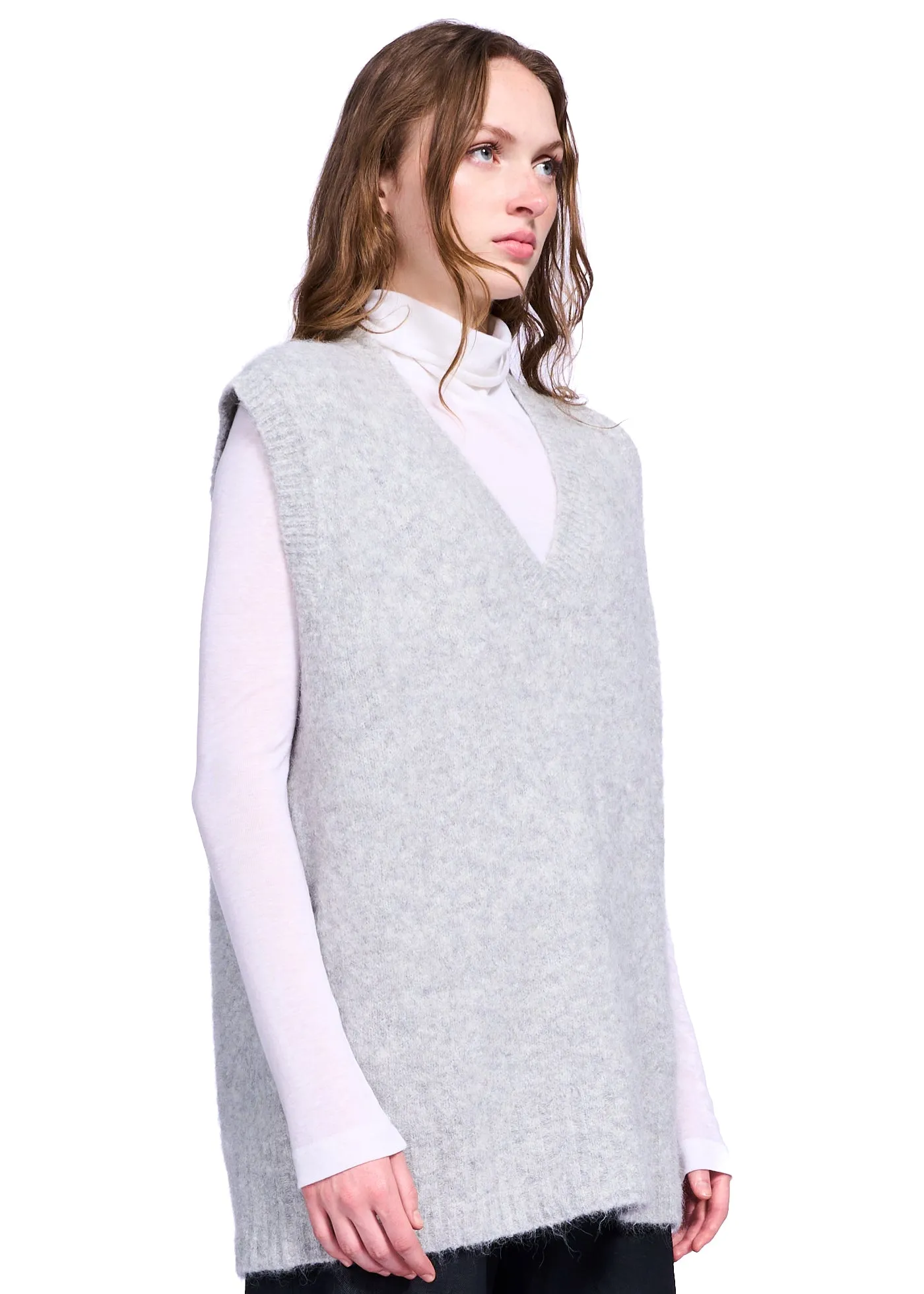 Klint Studio Fuzzy Oversized Sweater Vest