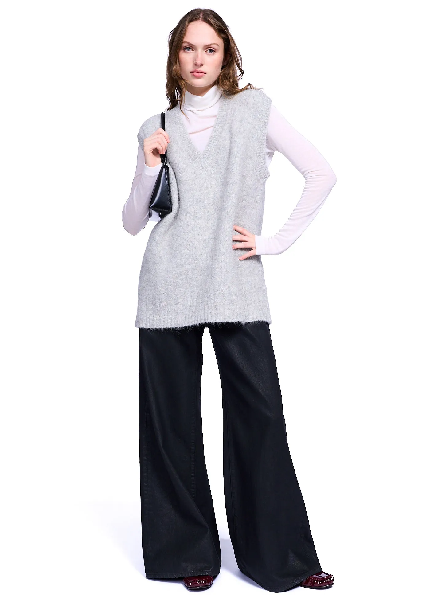 Klint Studio Fuzzy Oversized Sweater Vest