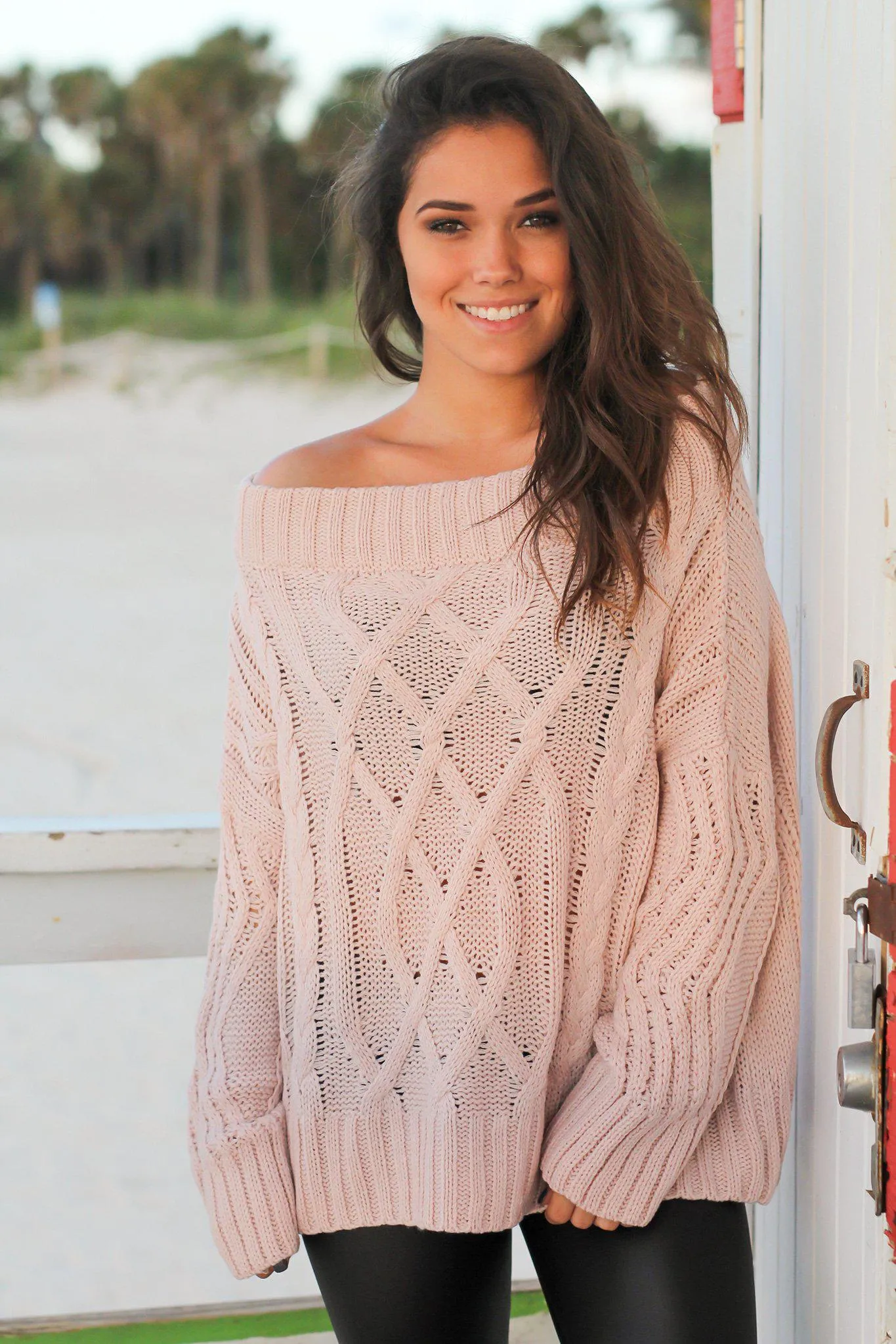 Light Pink Knit Sweater