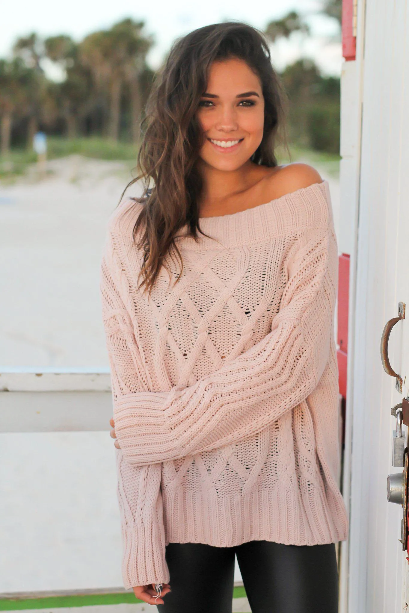 Light Pink Knit Sweater