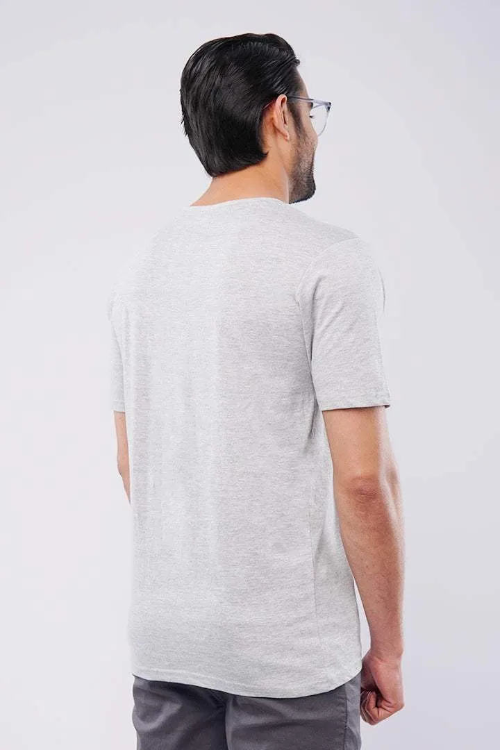 Light Smoke V-Neck