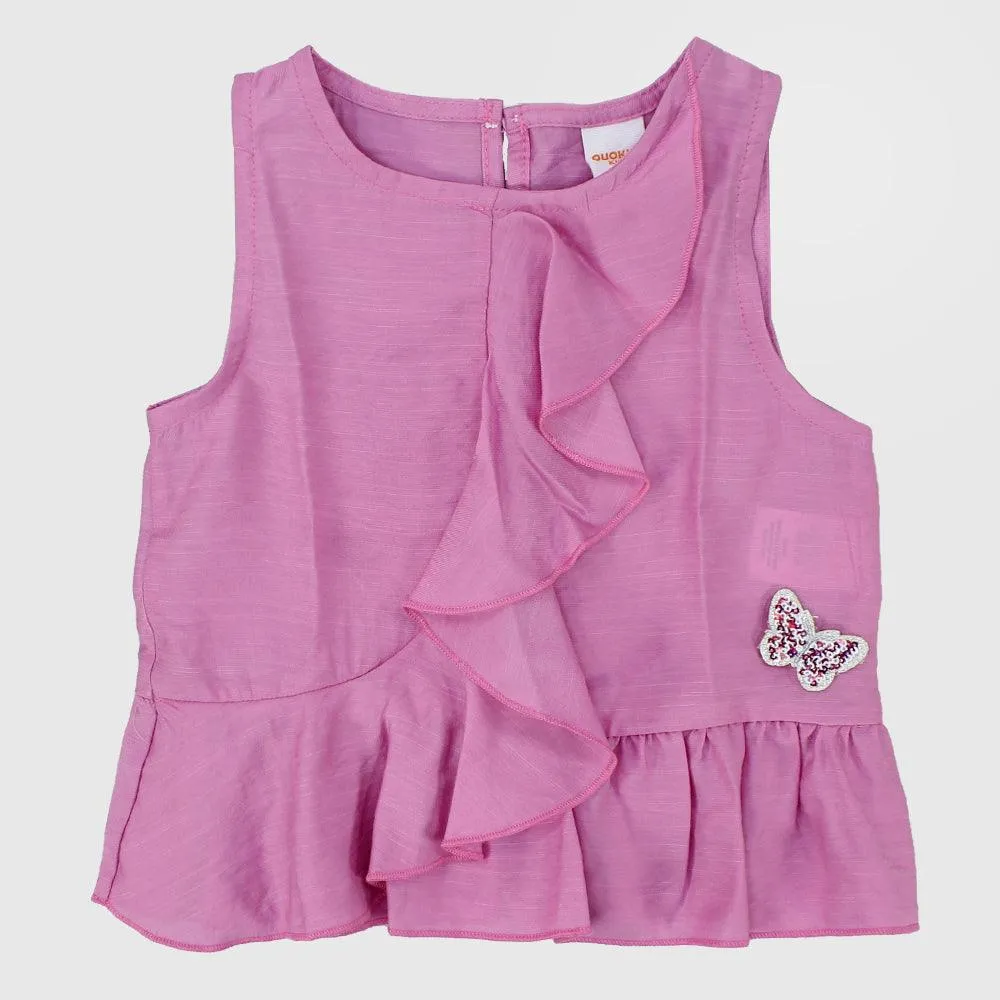 Little Butterfly Sleeveless Blouse