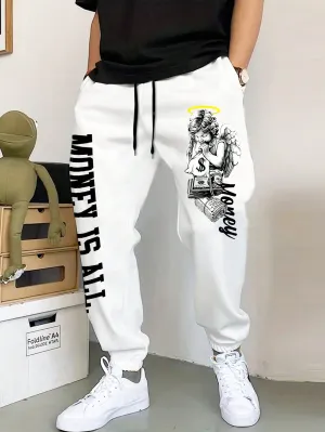 Manfinity LEGND Men's Sculpture Print Elastic Ankle Jogger Pants