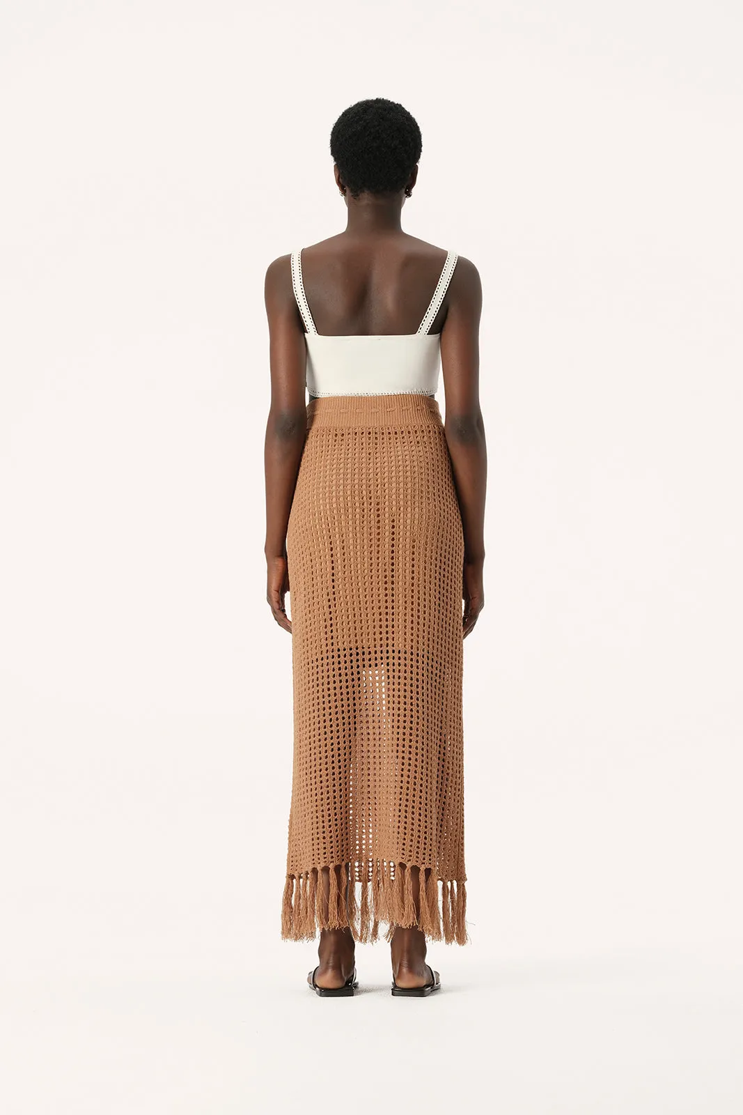 Martinez Knit Skirt Camel