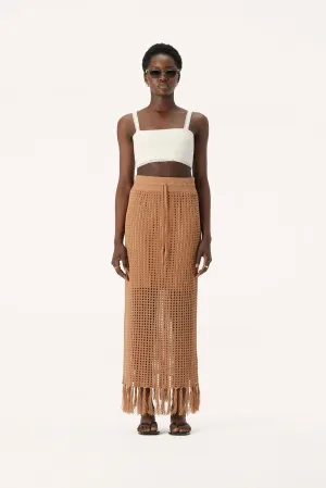 Martinez Knit Skirt Camel