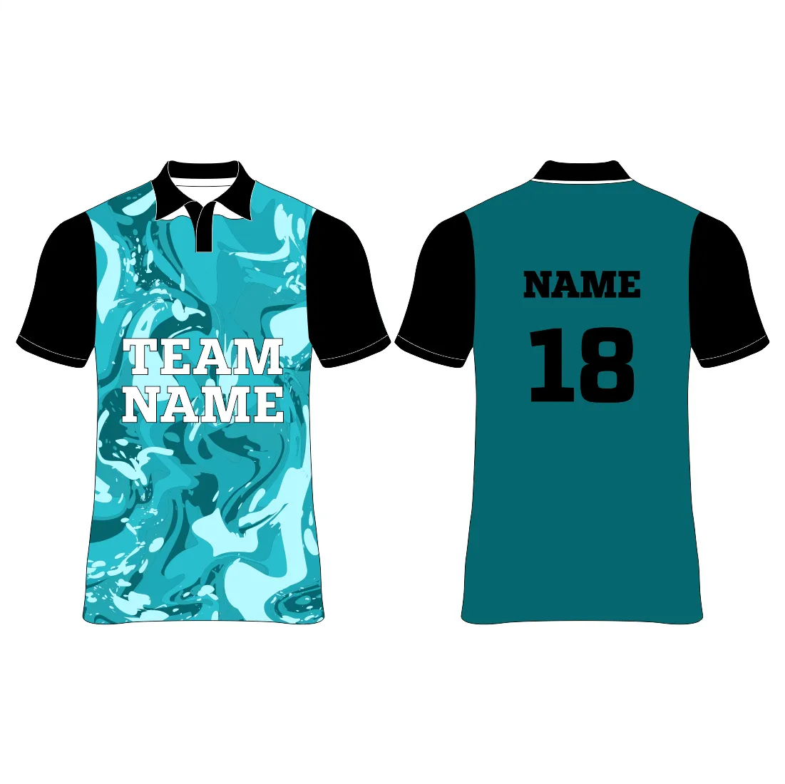 NEXT PRINT All Over Printed Customized Sublimation T-Shirt Unisex Sports Jersey Player Name & Number, Team Name.NP0080049