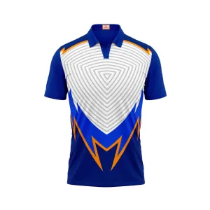 Next Print Customized Polo Neck Royal Blue Jersey NPTS10