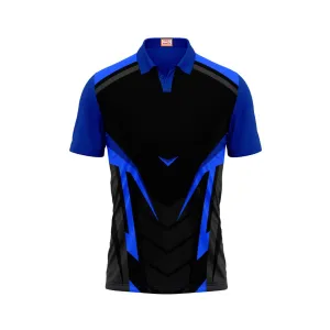 Next Print Customized Polo Neck Royal Blue Jersey NPTS47