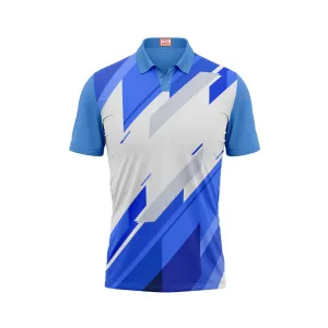 Next Print Customized Polo Neck Skyblue Jersey Design 33