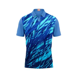 Next Print Customized Polo Neck Skyblue Jersey Design 36