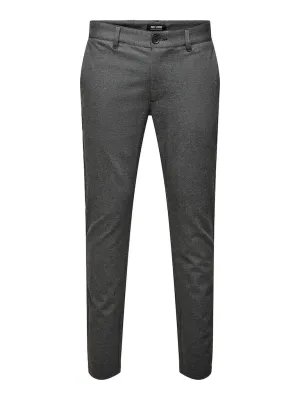 Only & Sons Mark - sildebensmønstrede Comfort pants