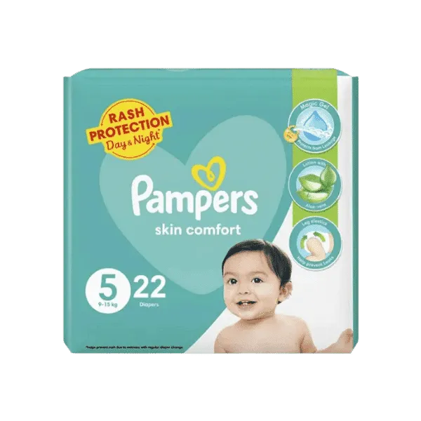 PAMPERS PANTS SKIN COMFORT SIZE 5 - 22 DIAPERS