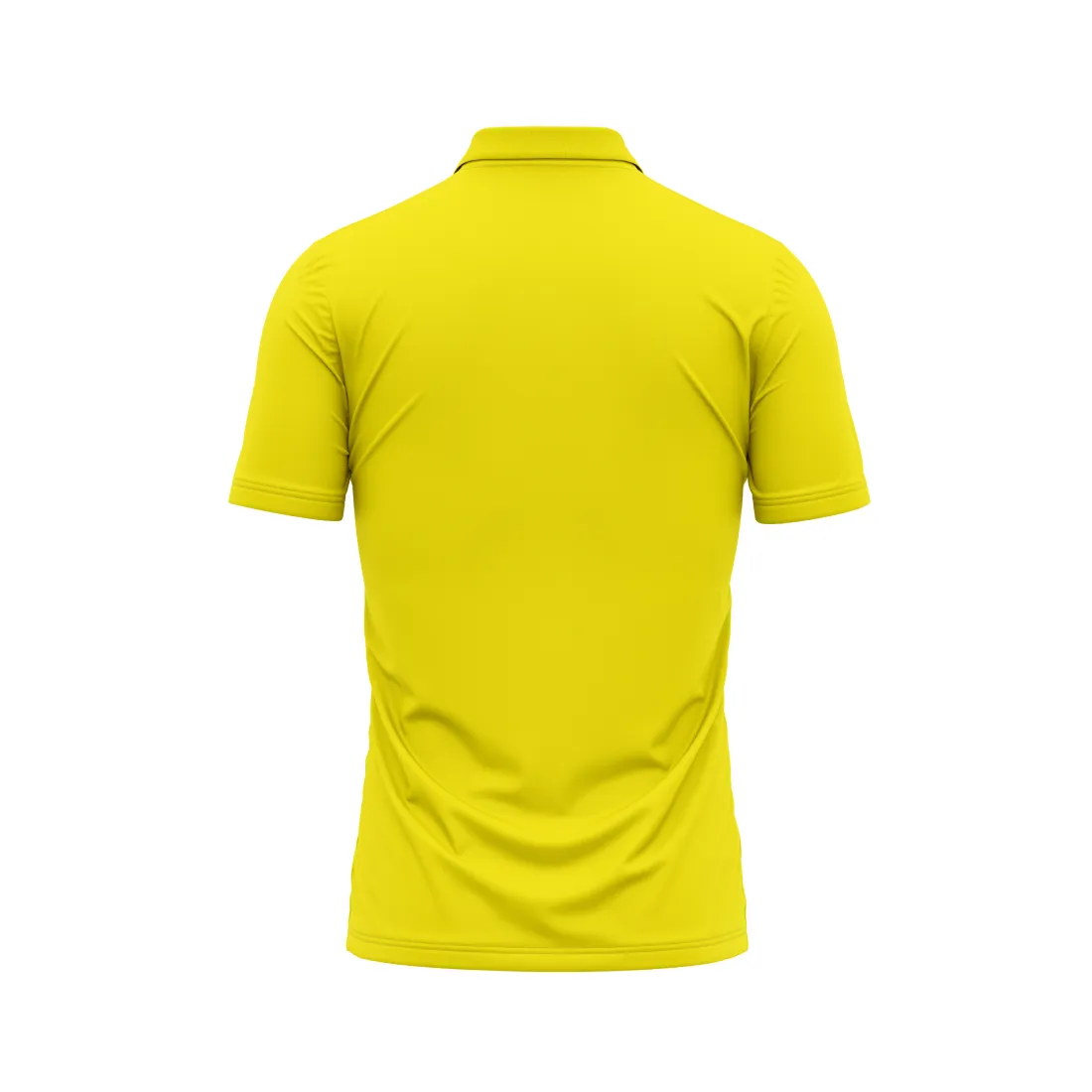 Polo Neck Printed Jersey Yellow NP5000012