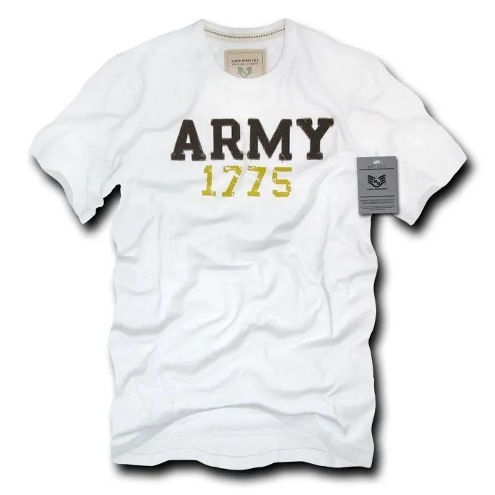 Rapid Dominance Army Air Force Navy Marines Applique Military Year T-Shirts Tees