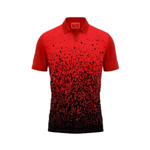 Red Polo Neck Half Sleeve T Shirt Nextprint NP50000768