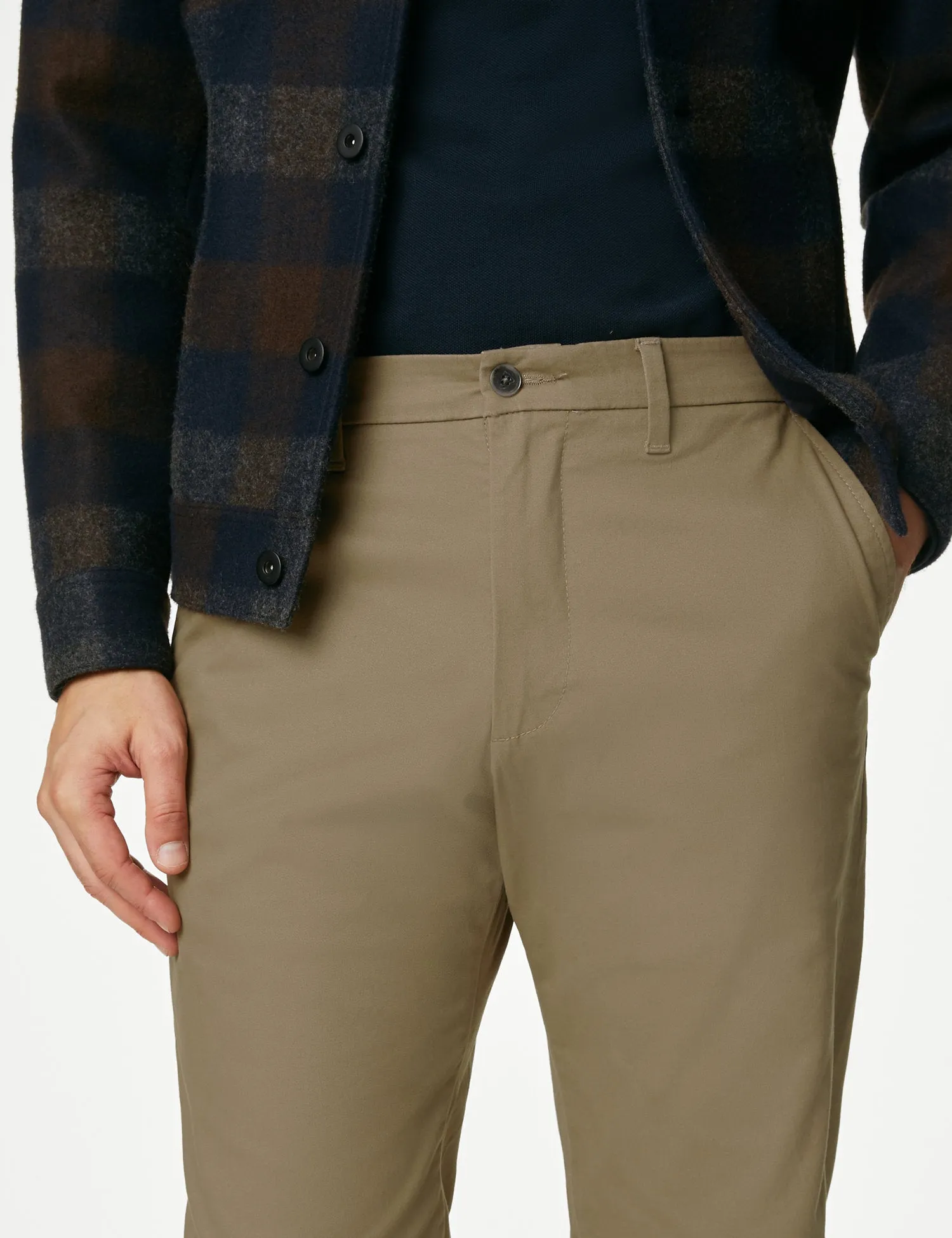 Regular Fit Stretch Chinos