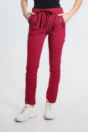 Riley Zipper Pocket Pant (PL151)