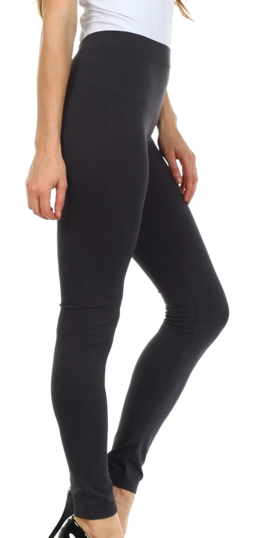 Sakkas Basics Solid Color Leggings