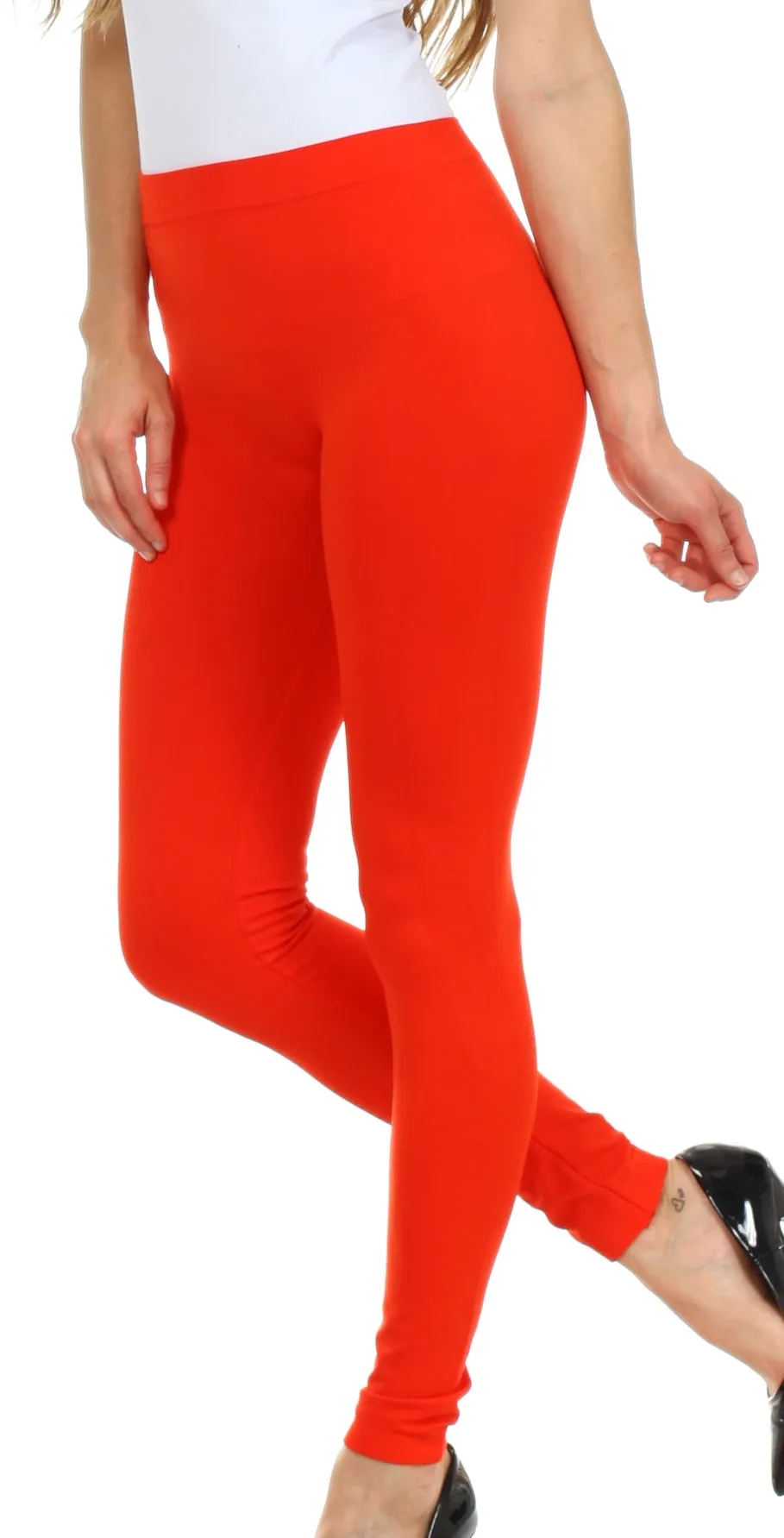 Sakkas Basics Solid Color Leggings