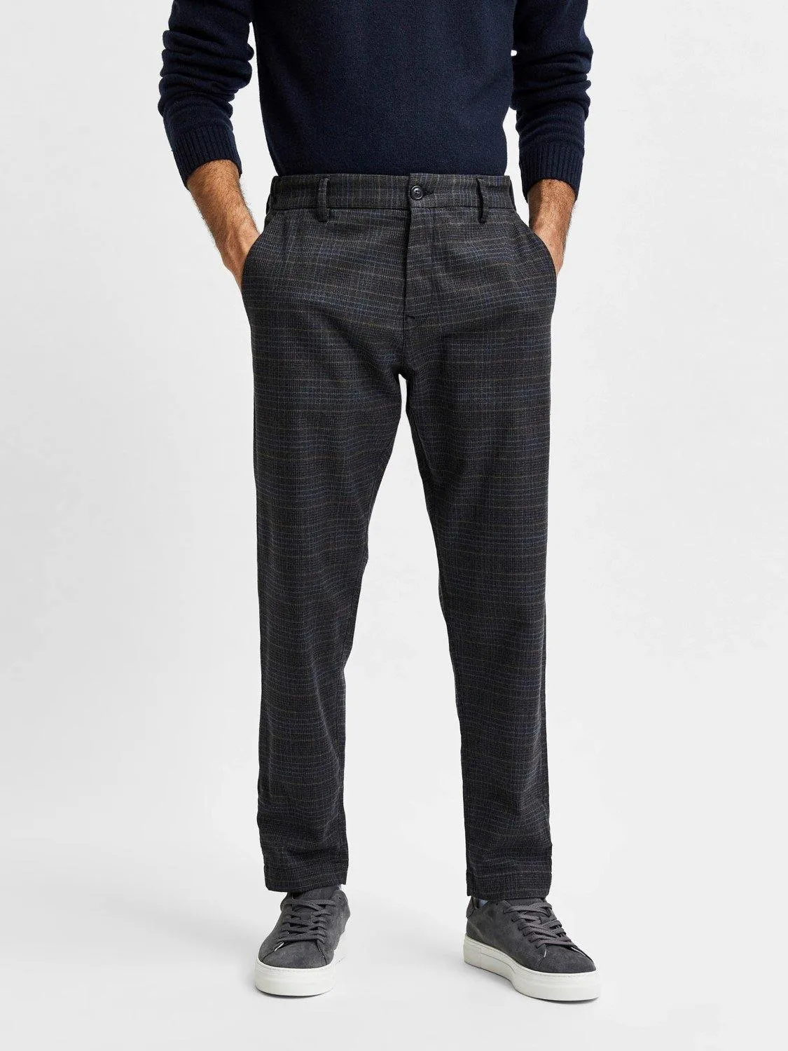 Selected Homme York - Tapered fit ternet buks