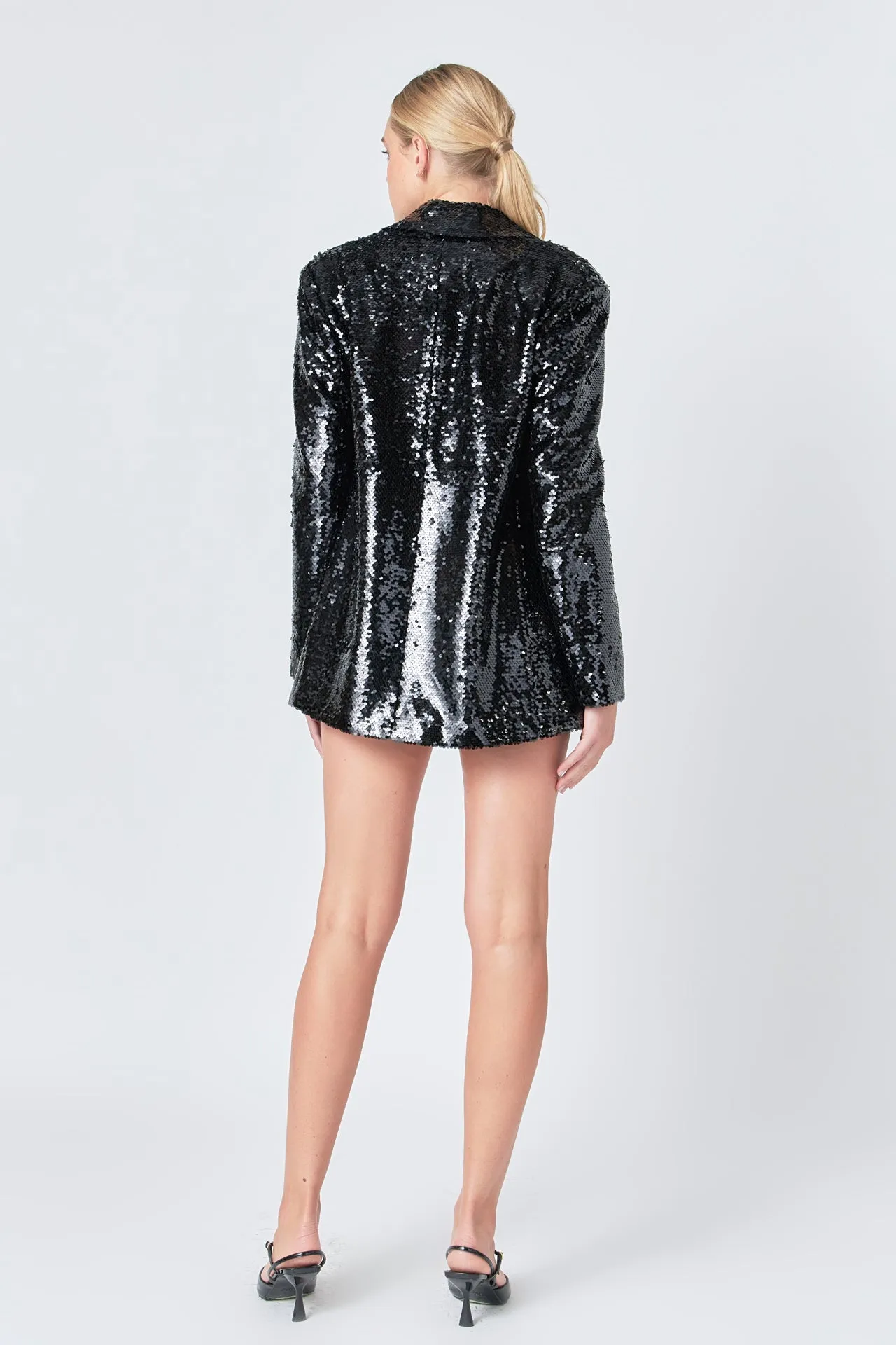 Sequin Oversized Jacket