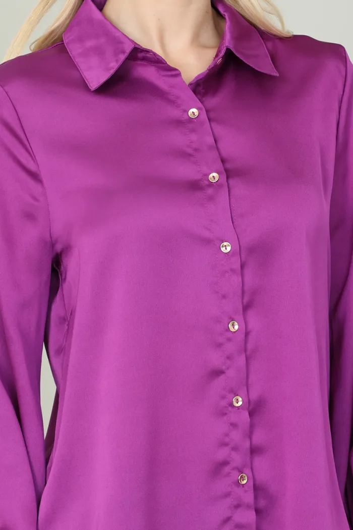 Silk Long Sleeve Top