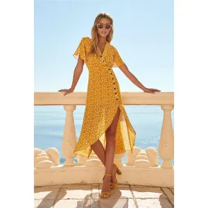 Summer Casual Irregular Midi Dresses