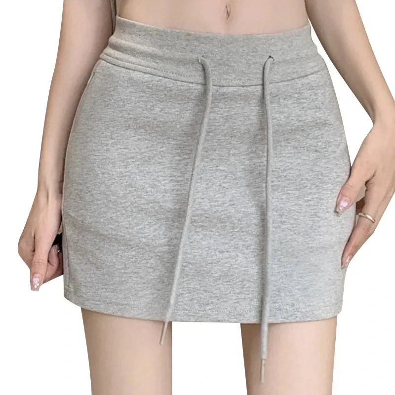 Summer Casual Slim Elastic Waist Breathable Mini Skirt