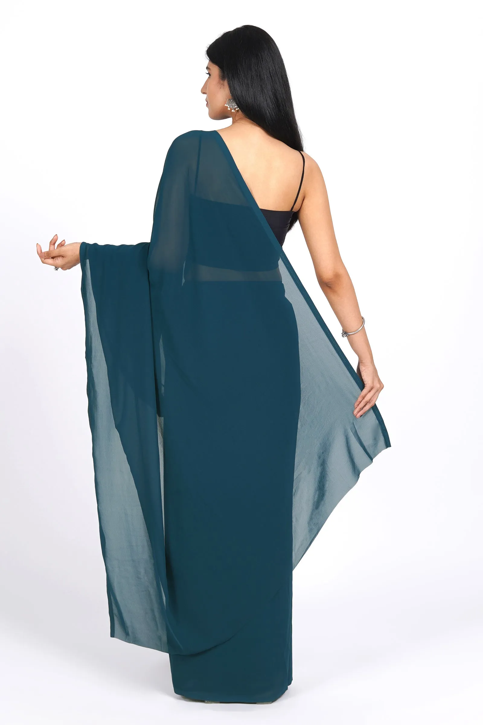 Teejh Barkha  Georgette Saree