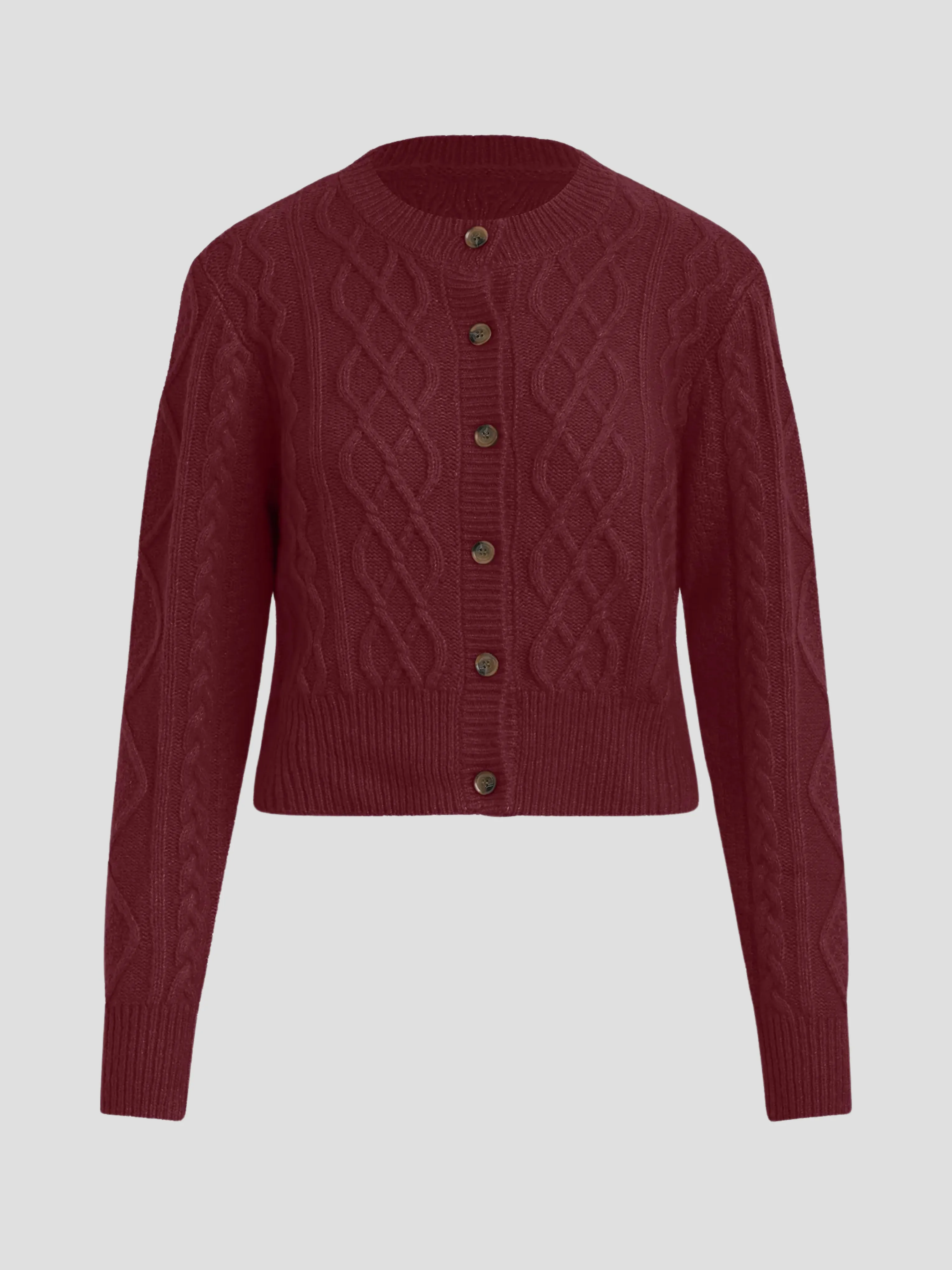 The Eleanor Cardigan in Burgundy