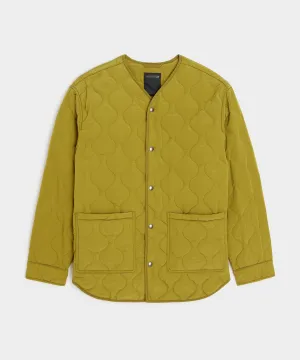 Todd Snyder X Woolrich Onion Quilted Jacket in Citron