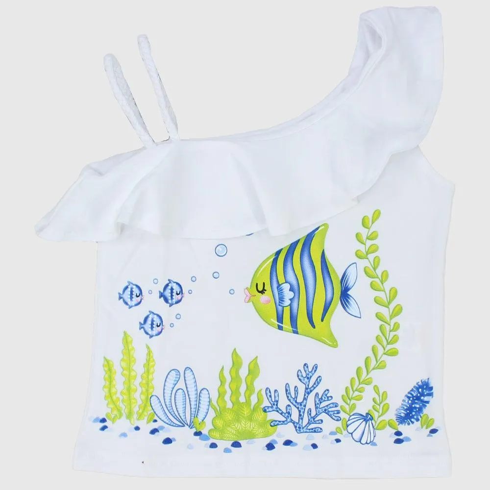 Under The Sea Sleeveless Blouse